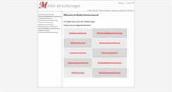 Desktop Screenshot of musiker-versicherungen.de